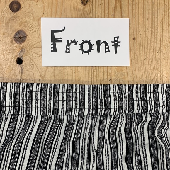 Apt. 9 Brand Ladies Crops/Pants Size XL Rayon Stripes Lightweight Elastic Waist - Picture 3 of 11